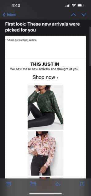 email recommendations - picked just for you bodysuits