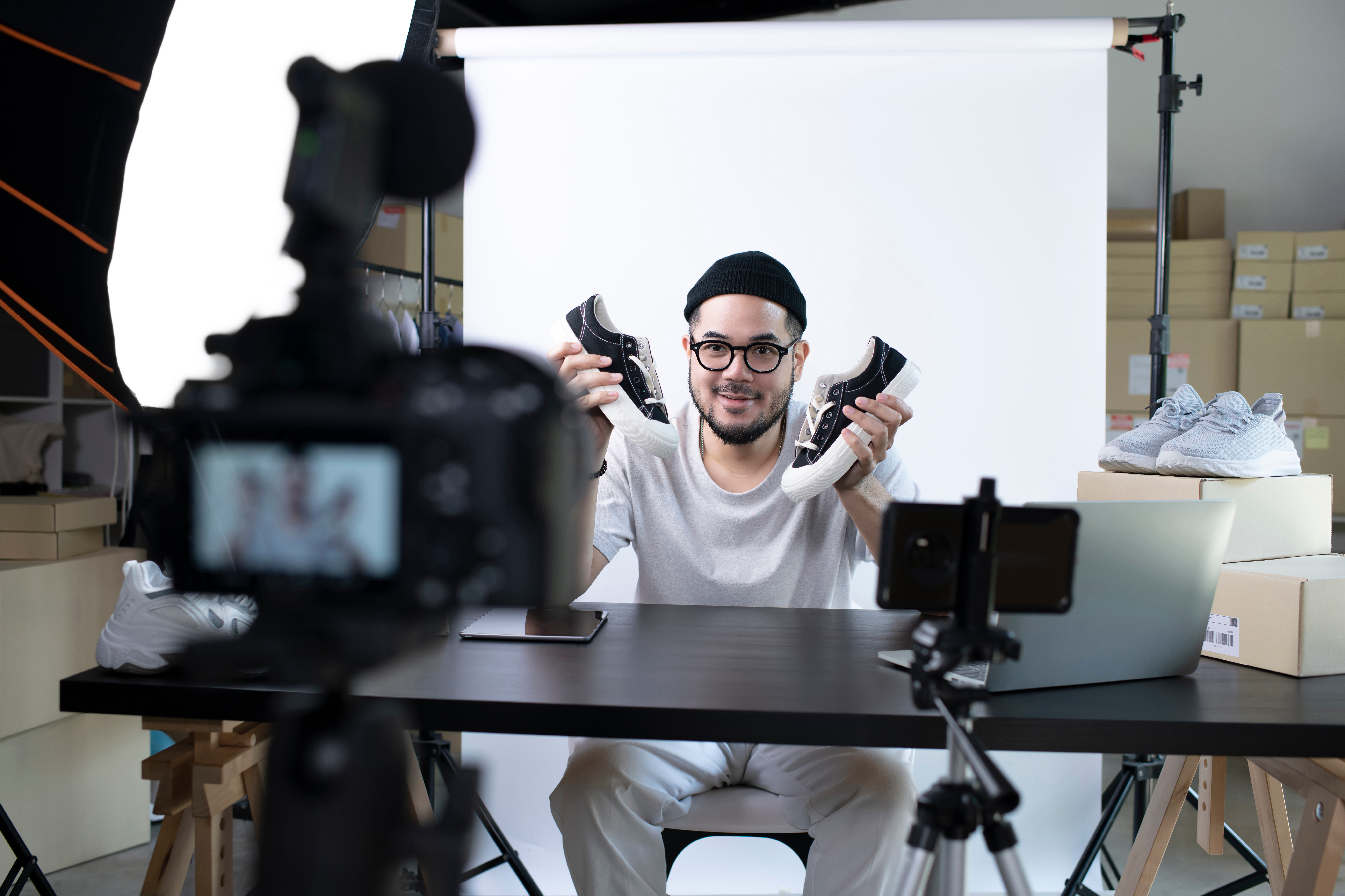 Business modern online influencer on social media concept