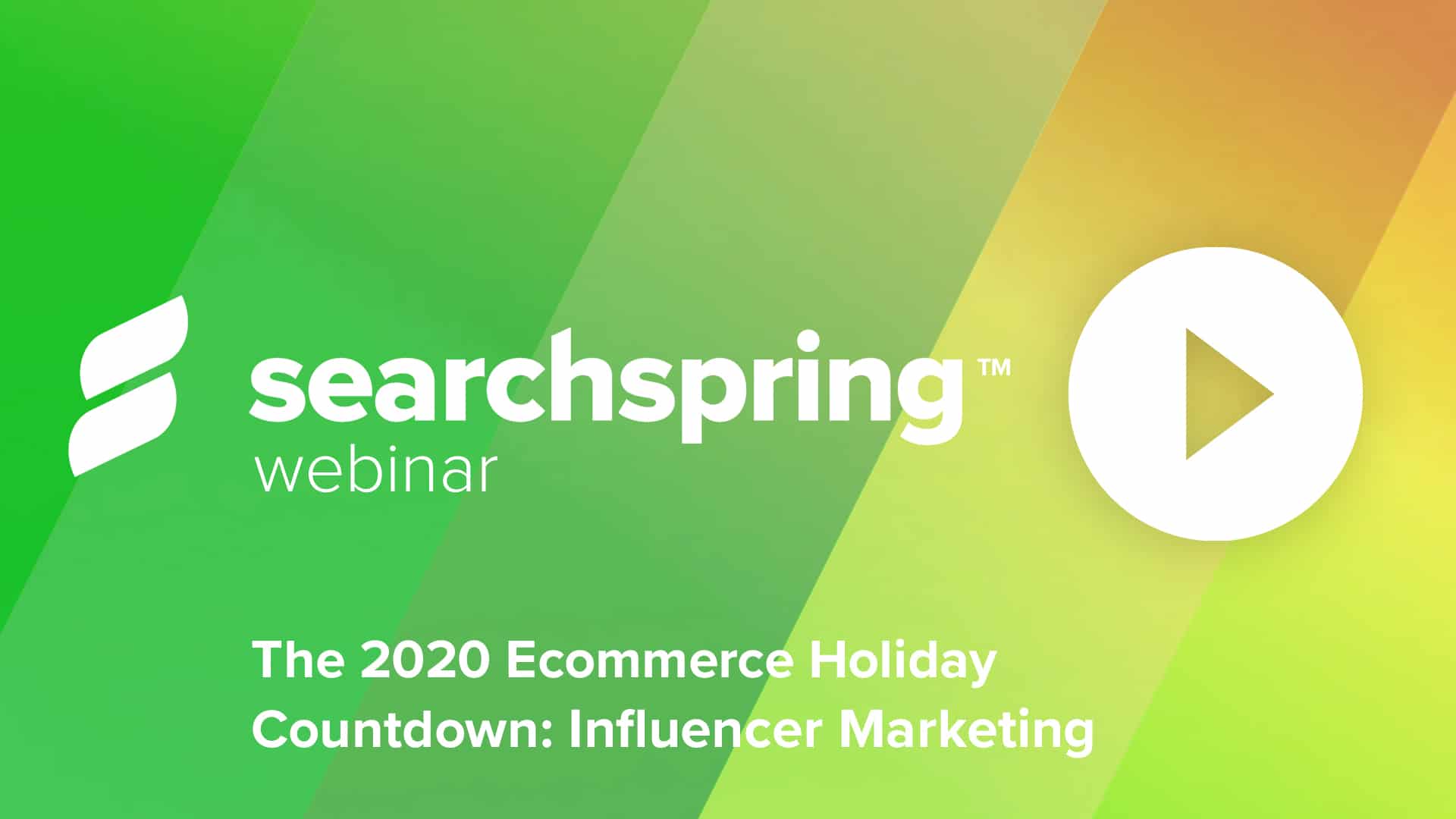 Influencer marketing webinar